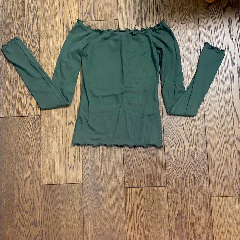 Off the shoulder shirt